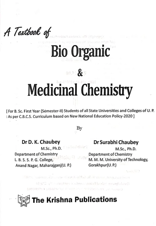 bio Organc &Medicinal Chemistry Writer Page