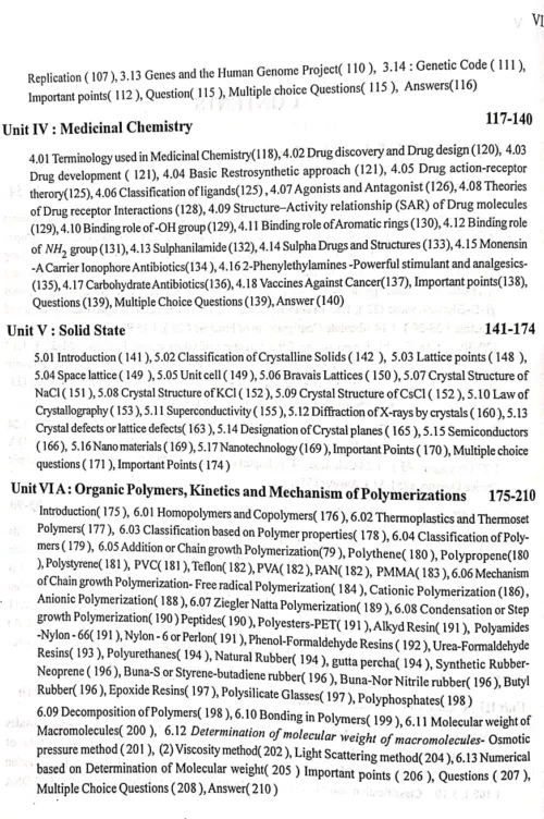 bio Organc &Medicinal Chemistry Contents Page.