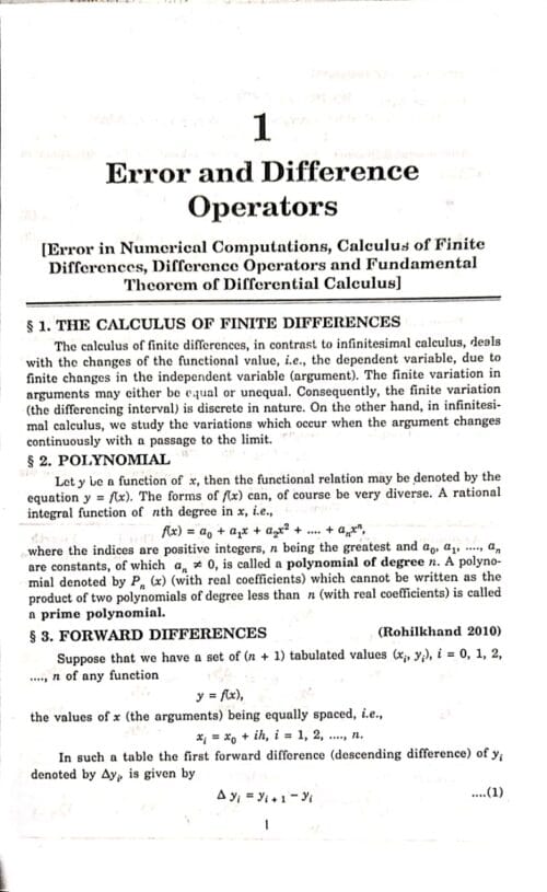 Numerical Analysis Rpp Chapter page.