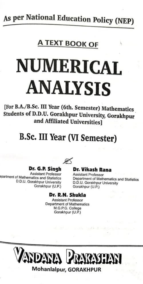 Numerical Analysic Writer Page.