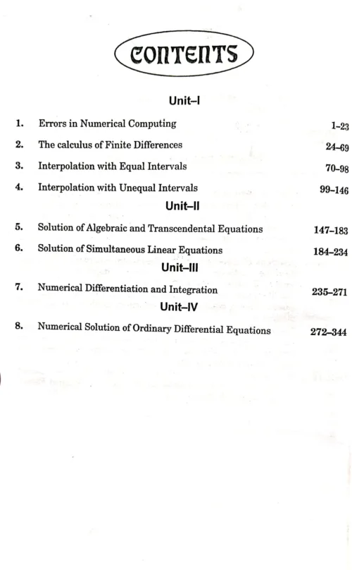 Numerical Analysic Contants Page.