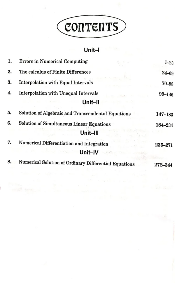 Numerical Analysic Contants Page.