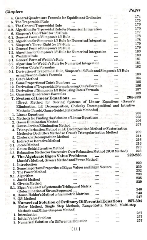 Numerical Analysis Rpp Contents Page No.3rd.