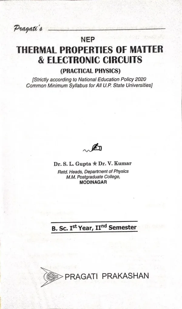 Physics Practical writer Name Page.